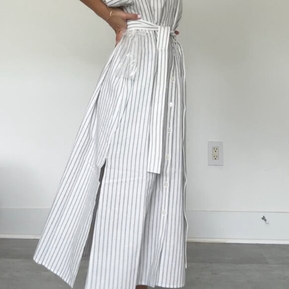 Linen Blend Relaxed Fit Dress - Picture 2 of 9